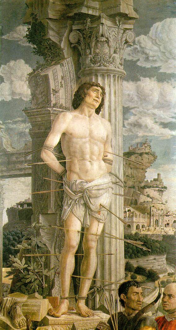 St. Sebastian (ca. 1459) by Andrea Mantegna (1431-1506)